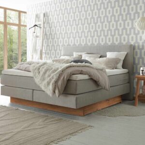 Hasena Boxspringbett Denver Pronto 160 x 200 cm Wildeiche natur