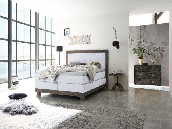 Hasena Boxspringbett Chicago Pronto Akazie Vintage grey