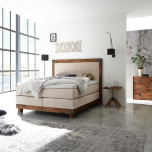 Hasena Boxspringbett Chicago Pronto Akazie Vintage brown