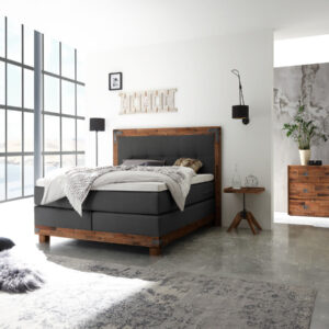 Hasena Boxspringbett Chicago Pronto Akazie Vintage brown