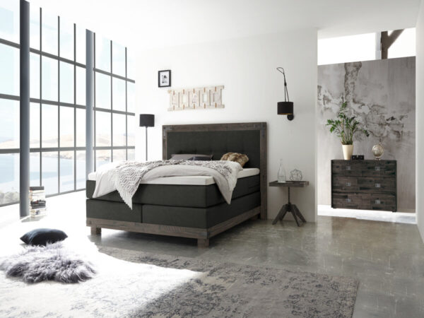 Hasena Boxspringbett Chicago Pronto Akazie Vintage grey