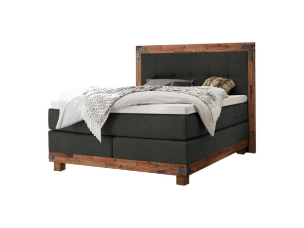 Hasena Boxspringbett Chicago Pronto Akazie Vintage brown