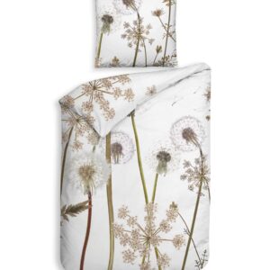 Heckett & Lane Mako-Satin Eco Bettwäsche 135x200 Ramon multi Pusteblume naturell EAN:8718518301794