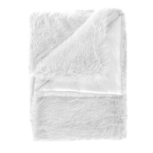 Heckett Lane Perle Felldecke Kuscheldecke Zotteldecke Plaid 140x200 Misty White EAN:8718518366717