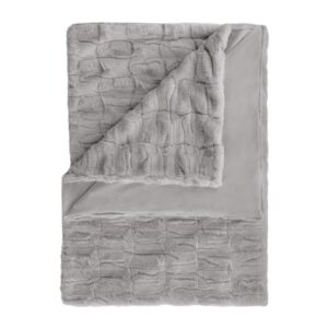 Heckett Lane Delphi Felldecke Kuscheldecke Flauschdecke Plaid 140x200 Lava Grey EAN:8718518366878