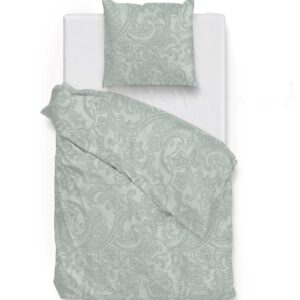 Zo! Home Cotton Bettwäsche 135x200 Paisley di Lino Mint green grün meliert EAN:8718518384209