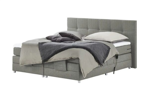 uno Motor-Boxspringbett   Manolo ¦ grau ¦ Maße (cm): B: 202 H: 112 Betten > Boxspringbetten > Boxspringbetten 180x200 - Höffner