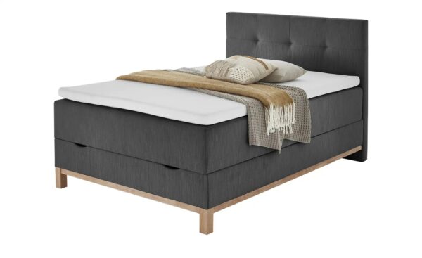 maison bleue Boxspringbett mit Bettkasten Mara ¦ grau ¦ Maße (cm): B: 122 H: 116 Betten > Einzelbetten - Höffner