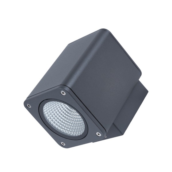 Wandleuchte TOCHO 1 - CREE COB LED - 3000K - 46° - 13W - IP54 - anthrazit - Fassadenleuchte