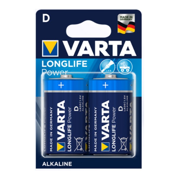 Varta Batterie Mono D - 2 Stück im Blister - Typ: LR20 - 1