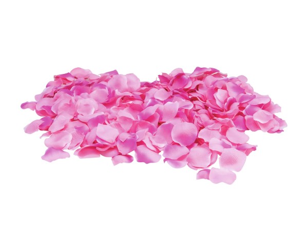 Rosenblätter - Stoff - H: 8cm - rosa - 500 Stück