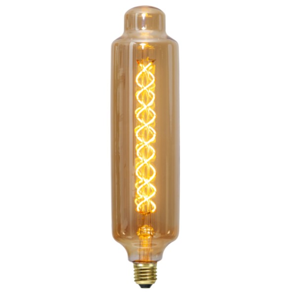 LED DEKO Leuchtmittel VINTAGE SPIRAL AMBER 310cm - E27 - 4