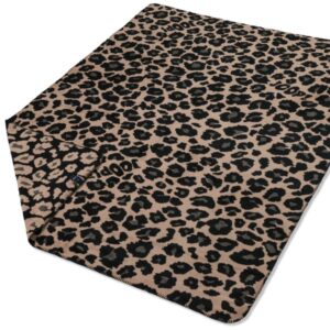 Joop! Wohndecke Kuscheldecke 150x200 cm Leopard Tierfell taupe schwarz 813930 EAN:4000141813930