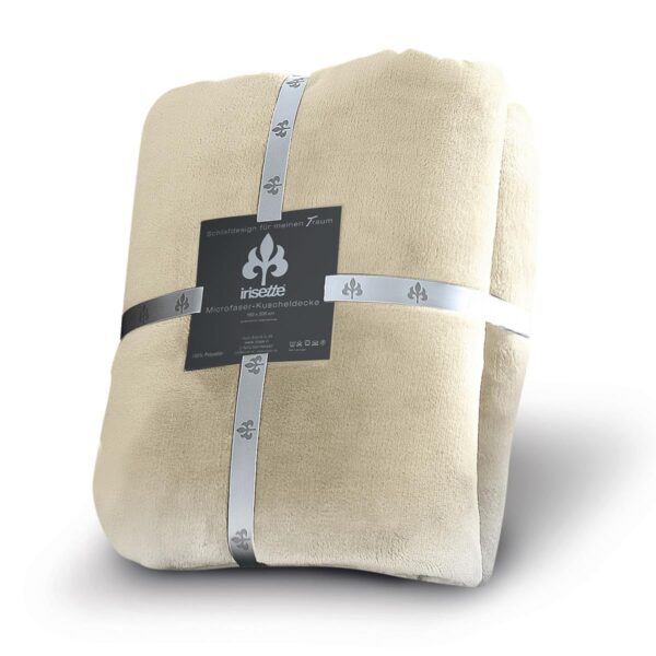 Irisette Wohndecke Flausch Kuscheldecke Relax 8900-84 Sand 150x200 EAN:4005367114472