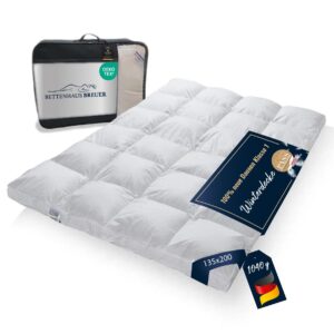 Polarwarm Hochsteg Daunenbett 100% neue Daunen Klasse1 1040g 135x200 EAN:4033829367623