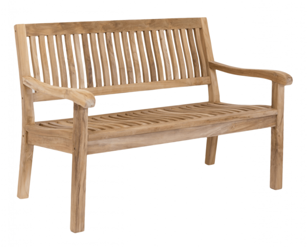 Stabile 3-sitzer Gartenbank Kingsbury in Premium Teak 150 cm EAN:4039214011027