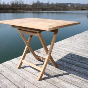 Gartentisch Klapptisch Paris in premium Teak 90 x 70 cm EAN:4039214011096