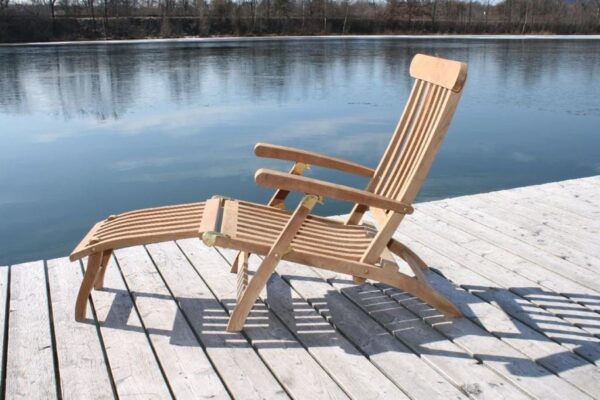 Deckchair Liegestuhl Titanic in premium Teak EAN:4039214011263