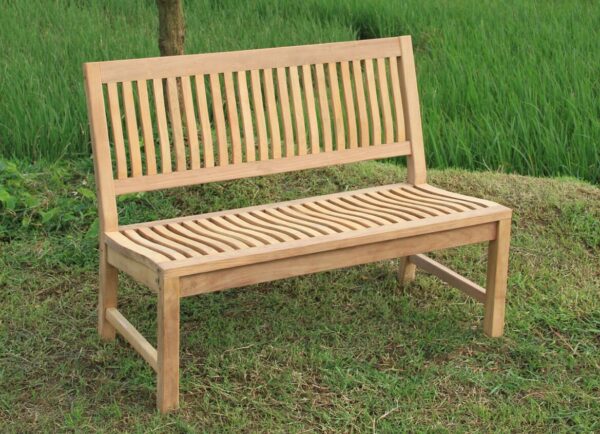 Stabile Gartenbank Kingsbury in Premium Teak ohne Armlehne 120 cm EAN:4039214012161