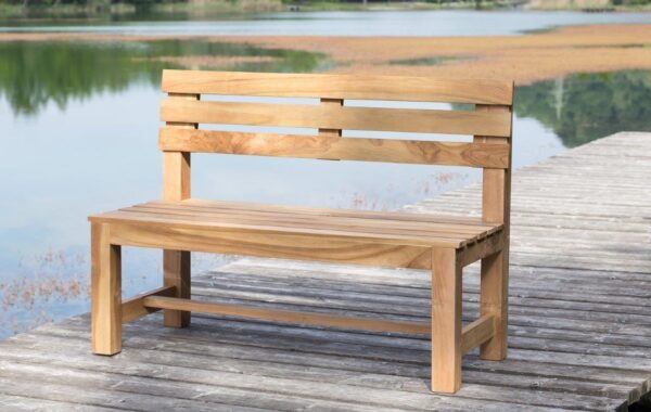 Teak Gartenbank | 3-Sitzer 150 cm | Stabilität trifft auf edles Design EAN:4039214014622