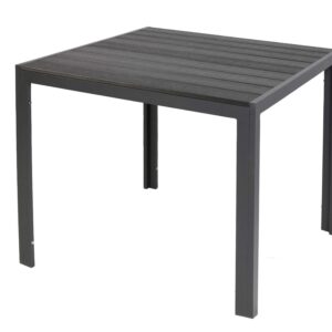 Gartentisch Comfort 80 x 80 cm mit Nonwood Platte Gestell Aluminium EAN:4039214055151