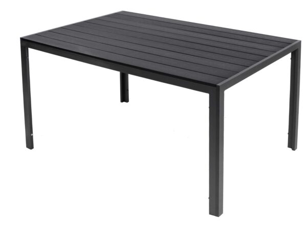 Gartentisch Comfort 180 x 90 cm mit Nonwood Platte Gestell Aluminium EAN:4039214061084