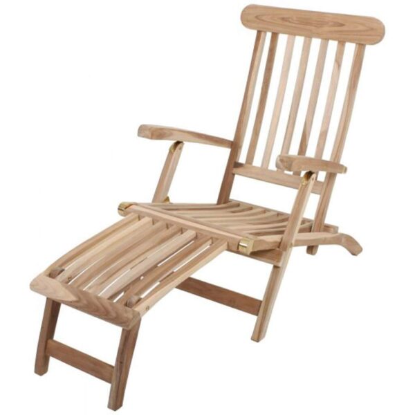 Deckchair Liegestuhl OLYMPIC in aus teak EAN:4041908050106