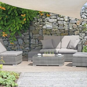 Garten Sitzgruppe Lounge Set ALCUDIA - Geniale Variable Gartengruppe EAN:4041908070869