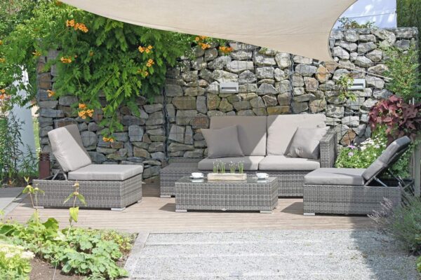 Garten Sitzgruppe Lounge Set ALCUDIA - Geniale Variable Gartengruppe EAN:4041908070869