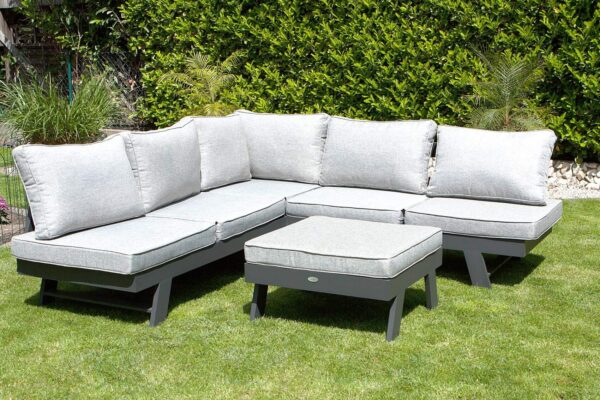 Garten Ecksofa DONNA Gartensofa Lounge Set 3tlg inkl. Polster EAN:4041908107565