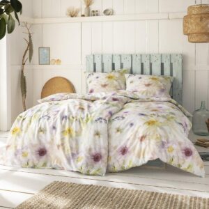 Estella Mako Satin Bettwäsche Zoey 4808-985 Blumen Pastell 135x200 EAN:4053912467146