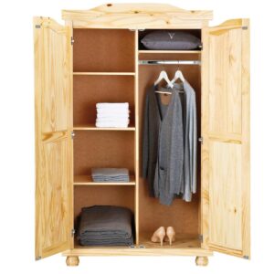 Dielenschrank Genf Kiefer Massivholz Natur lackiert EAN:4250983110791