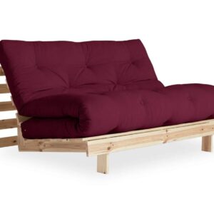 Schlafsofa ROOTS 140 cm Polster BORDEAUX Klappsofa Gestell Kiefer EAN:4250983115475