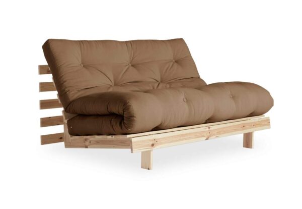 Schlafsofa ROOTS 140 cm Polster MOCCA Klappsofa Gestell Kiefer EAN:5713655105079