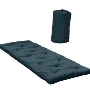 Bed in a Bag Schlafmatte Futonpolster Petrol Blau mit Tasche und Kordel EAN:5713655107356