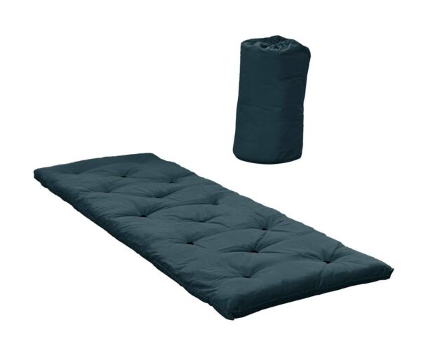 Bed in a Bag Schlafmatte Futonpolster Petrol Blau mit Tasche und Kordel EAN:5713655107356