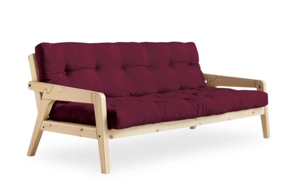 Sofabett Schlafsofa GRAB Gestell Kiefer mit klappbarer Rückenlehne EAN:5713655109107