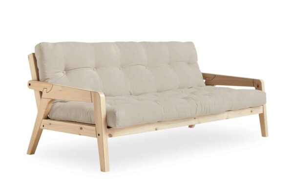 Sofabett Schlafsofa GRAB Gestell Kiefer mit klappbarer Rückenlehne EAN:5713655109138