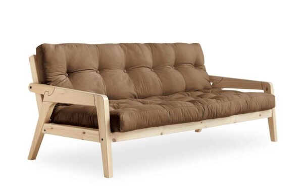 Sofabett Schlafsofa GRAB Gestell Kiefer mit klappbarer Rückenlehne EAN:5713655109145