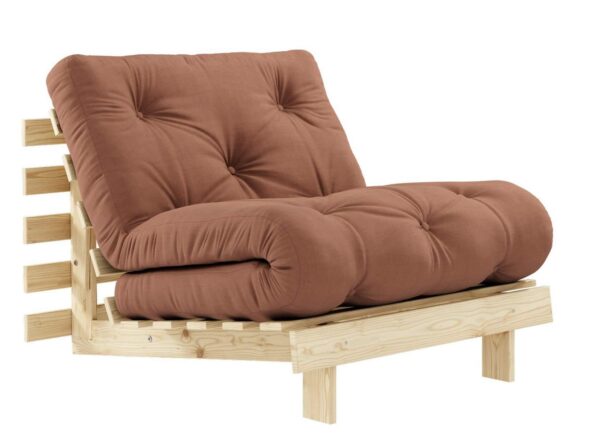 Schlafsofa ROOTS 90 cm Polster CLAYBROWN Klappgestell Kiefer EAN:5713655143538