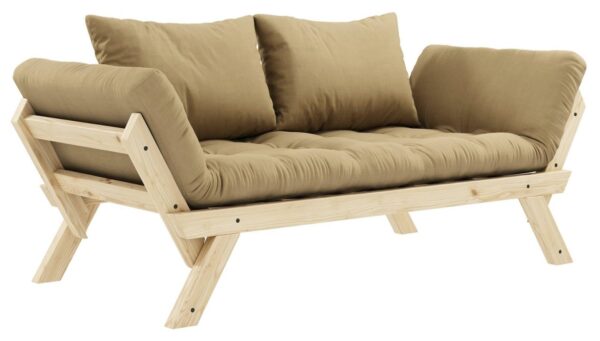 Schlafsofa BEBOP Sofa Kiefer natur lackiert abklappbar von Karup EAN:5713655143620