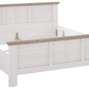 Doppelbett Bett ILOPPA 180 x 200 cm Optik: Schneeeiche