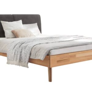 Hasena Bett SIMONE Kernbuche 180x200 Fuß 25 cm Kopfteil KUL Smoke EAN:7618756189585