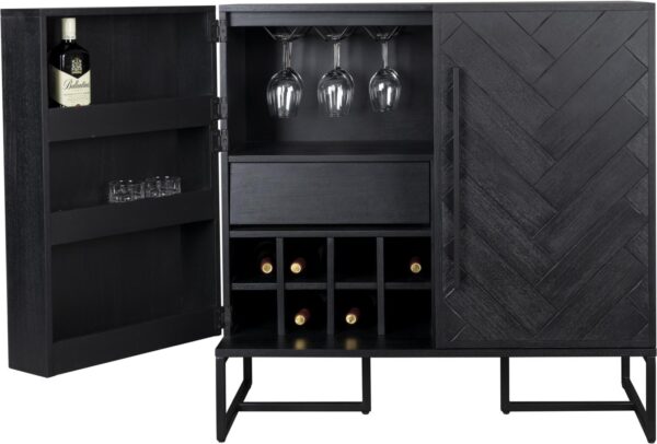 Weinschrank Barschrank CLASS BLACK von DutchBone EAN:8718548067172