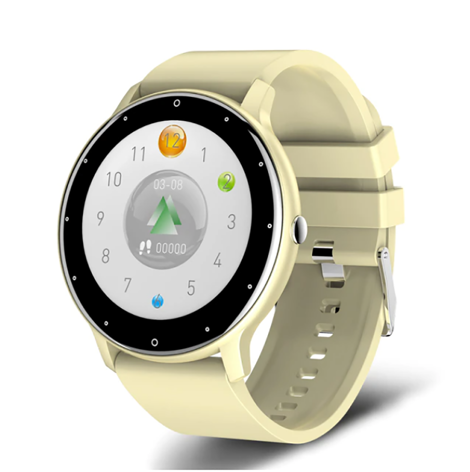 TPFNet Smart Watch / Fitness Tracker IP67 - Android & IOS - verschiedene Farben - Gelb