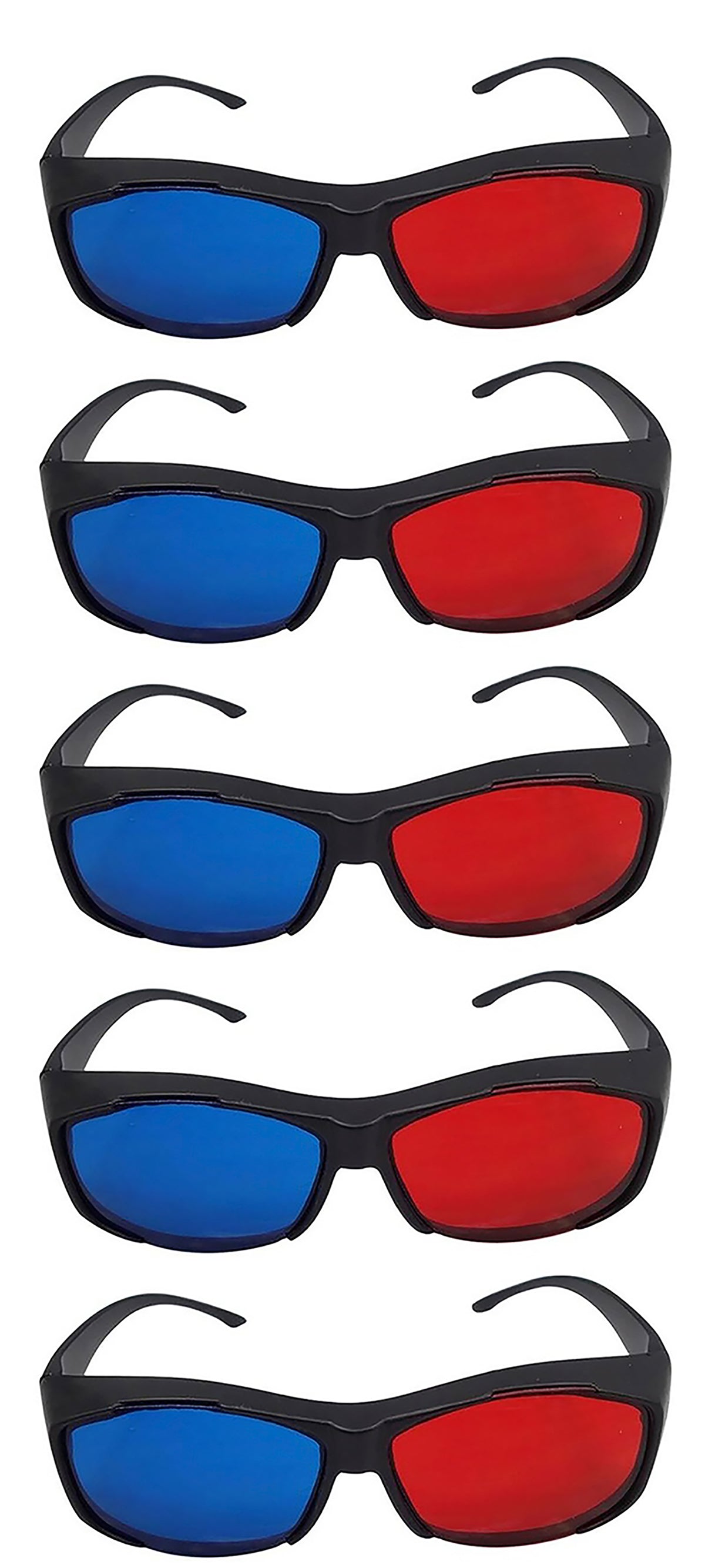 TPFNet Anaglyphenbrille 3D Brille Kunststoff Schwarz - 5