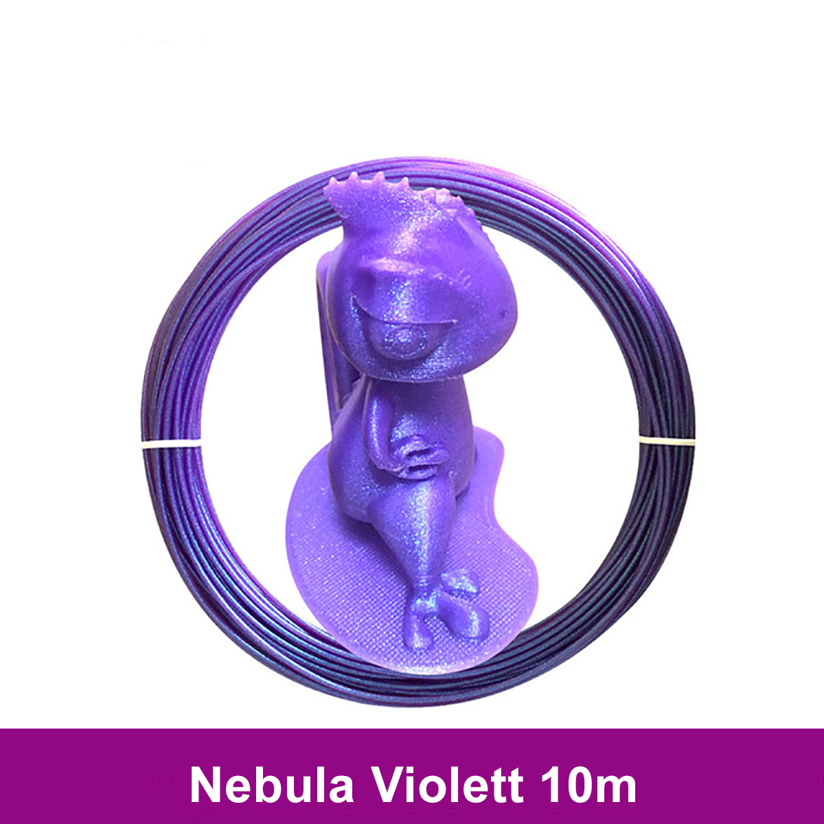 TPFNet PLA Filament für 3D Drucker-Stift - verschiedene Farben - 10m - Nebula Violett