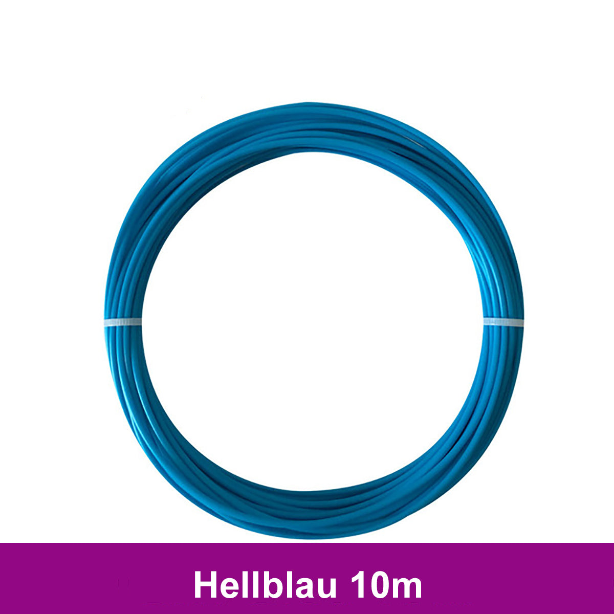 TPFNet PLA Filament für 3D Drucker-Stift - verschiedene Farben - 10m - Hellblau