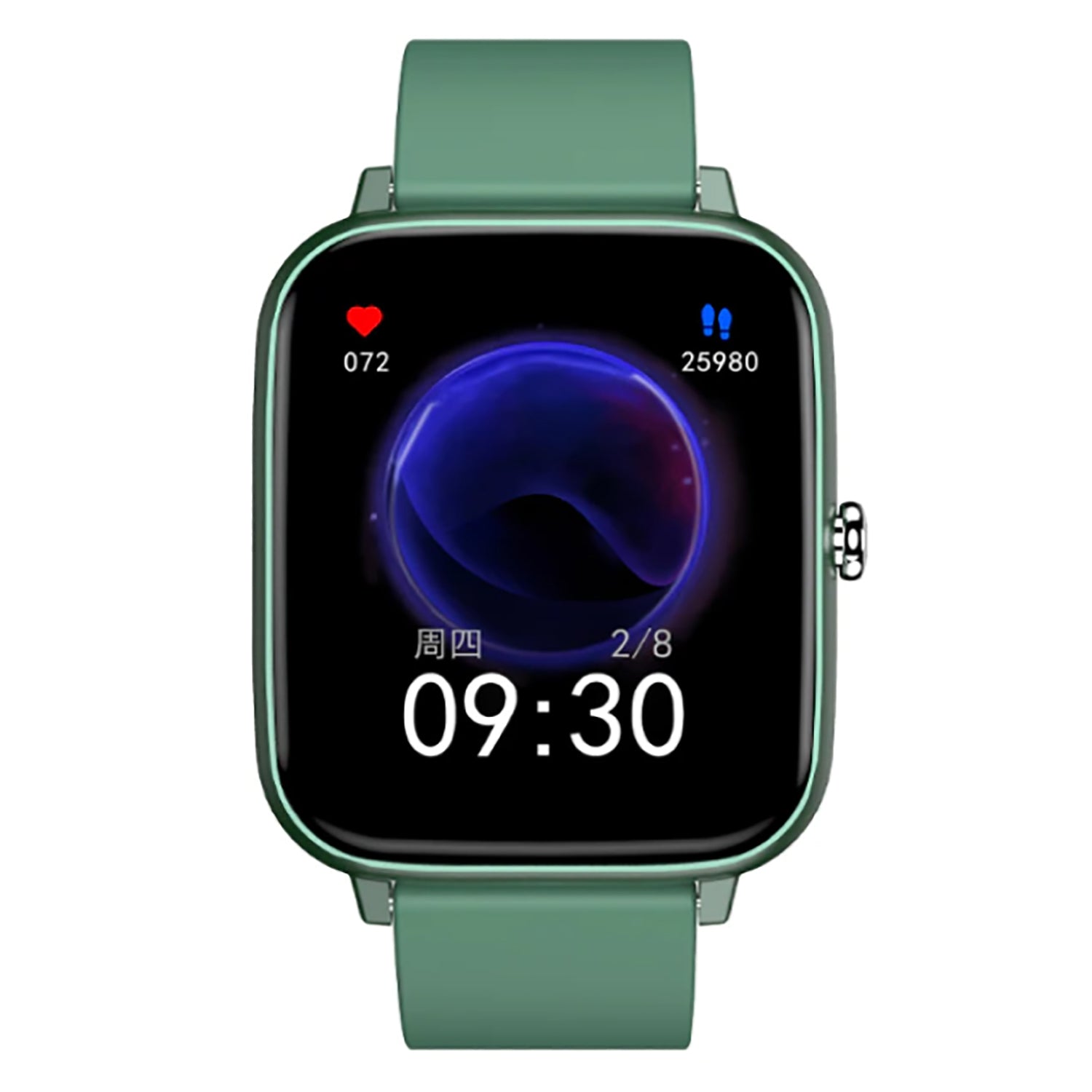 TPFNet Smart Watch / Fitness Tracker IP67 - Silikon Armband - Android & IOS - verschiedene Farben - Grün