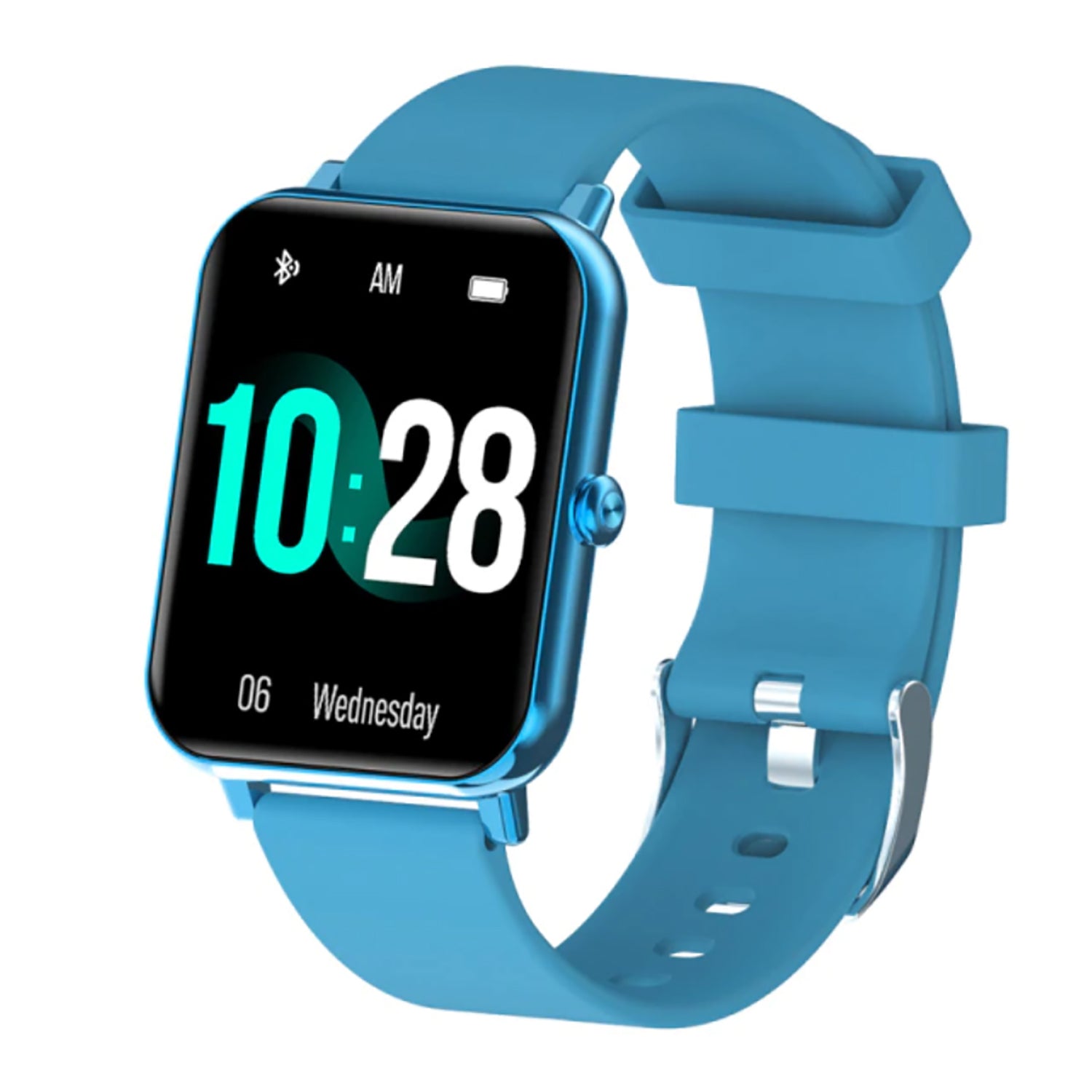 TPFNet Smart Watch / Fitness Tracker IP67 - Silikon Armband - Android & IOS - verschiedene Farben - Blau